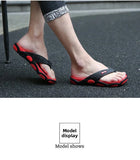Men's Summer 2025 Trendy Flip-Flops Beachwear Slippers Anti-slip Deodorant Casual Shoes Plastic Slip-On Sandals for Adults