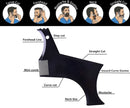 Men Beard Styling Template Stencil Beard Comb Fits All-In-One Beard Shaping Tool Barber Supplies Professional Beard Accessories