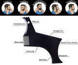 Men Beard Styling Template Stencil Beard Comb Fits All-In-One Beard Shaping Tool Barber Supplies Professional Beard Accessories