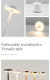 Table Lamp LED Touch Sensor Desktop Night Light Rechargeable Wireless Reading Lamp 3 Colors Adjustable Creative Ambient Light