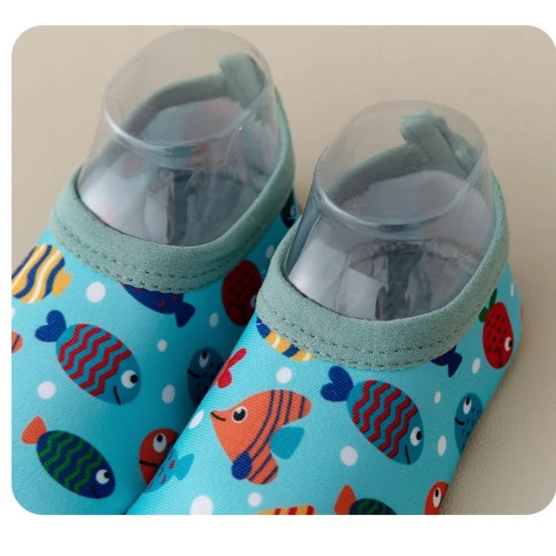 2026 Summer 0-5Y Baby Girls Walkers Shoes Mesh Breathable Anti-Slip Soft Boys Children Shoes Cartoon Print Toddler Indoor Shoes