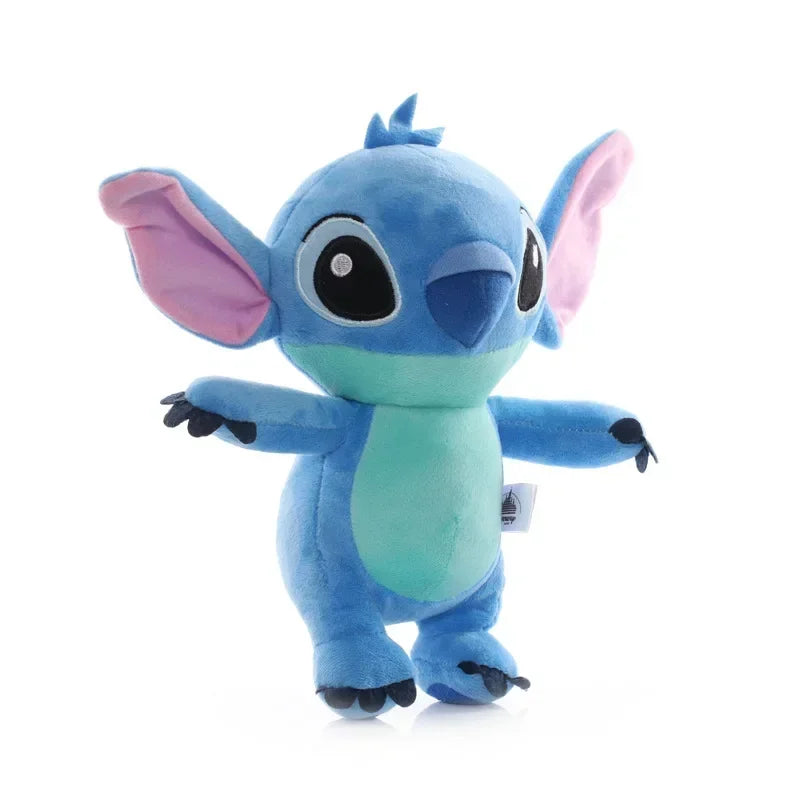Peluche de Stitch de 20 cm, juguete kawaii de TV, colgante con el mismo párrafo, regalo de cumpleaños para niños, modelos de pareja