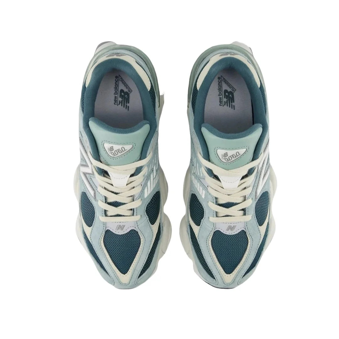 NewBalance NB 9060 Men's and Women's Casual Shoes Fashion Breathable Walking Mesh Flat Shoes Sneakers White Female Footwear