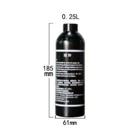 4500psi Soda Drink Gas Filling Bottle 300Bar High Pressure Air Cylinder Aquarium Plant CO2 Tank Dive Oxygen Tank Thread M18*1.5