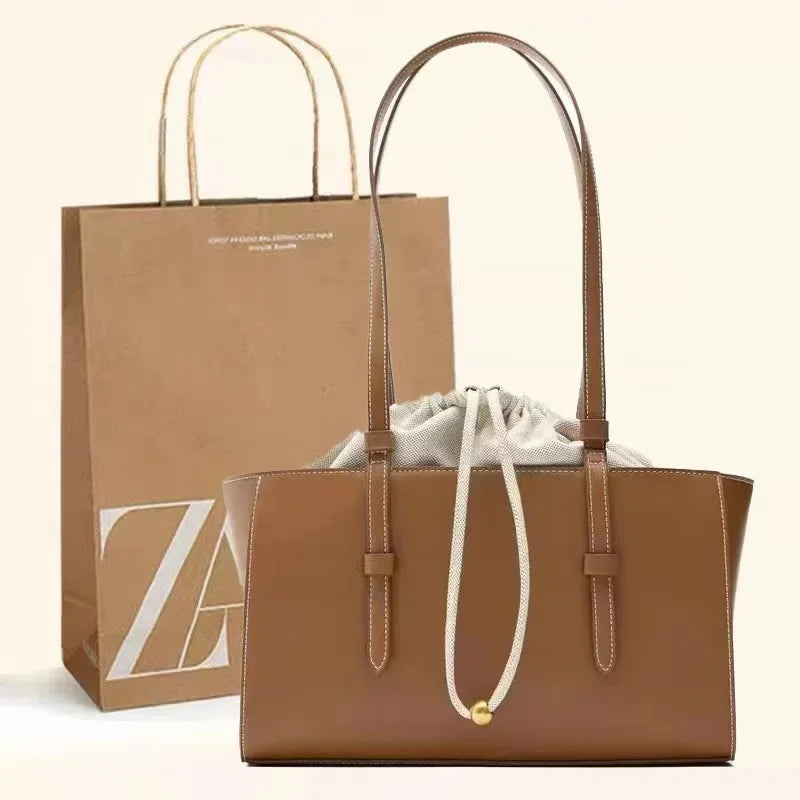 2024 New Fashionable Versatile Large Capacity City Drawstring Handbag Women's Shoulder Bag Crossbody Bag Motorcycle Equipment Ac