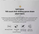 High Grade 100% White Goose Down Quilt Winter Warm Feather Duvet Queen King Cozy Lightweight 3D Bread Comforter Pinch Pleated