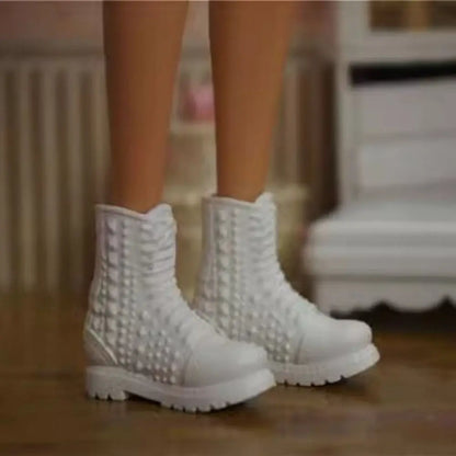 High Heels Boots Female Doll Boots Quality 1/6 Doll Shoes Super Model 30cm Figure Doll Sandals Slippers Original Doll Shoes