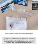 Magnetic Transparent File Folders Strong Suction Not Easy To Fall Off Multifunctional Office Supplies File Folders