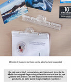 Magnetic Transparent File Folders Strong Suction Not Easy To Fall Off Multifunctional Office Supplies File Folders