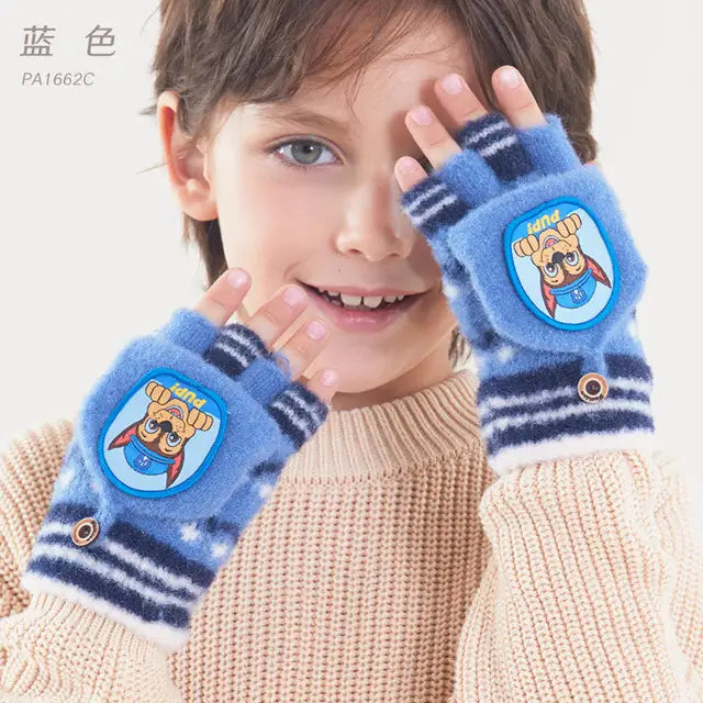 Genuine Paw Patrol Outdoor Gloves for Kids,Winter Glove for Children,Chase,Marshall,Skye,Everest,Rubbish,Zuma,Rocky,Gift for Girl and Boy,2-10t