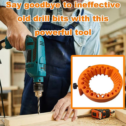 Upgrade 118 Degree Angle Grinder Drill Bit Sharpener Power Drill Bit Grinding Tool for 2 to 13mm Drill Bits
