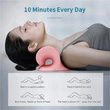 C-Shaped Pillow Neck and Shoulder Relaxer, Cervical Traction Device for TMJ Pain Relief and Cervical Spine Alignment, Chiropract