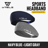 WRELS 1/2/3Pcs Sweatband Sports Headband for Men Women Moisture Wicking Workout Headband Sweat Band Non Slip Elastic Hairband