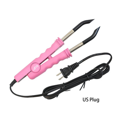 Extensão de cabelo conector de ferro fusão extensão do cabelo queratina ligação salão ferramenta temperatura constante conector calor