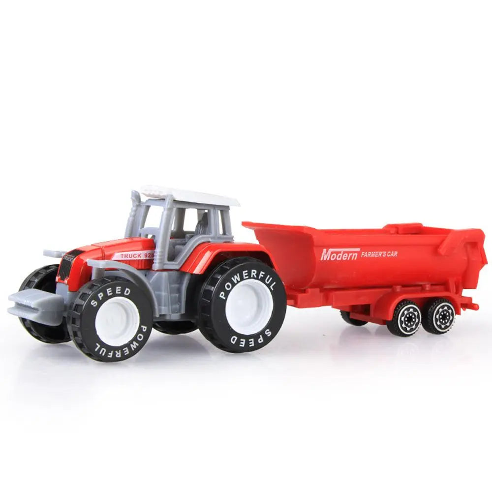 1pc Children Kids Alloy Tractor Dump Truck Educational Toy Tractor Toy Model Car Toys Farmer Vehicle Engineering Car Model
