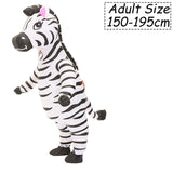 Adult Cute Animals Inflatable Costume Bunny Zebra Shark Bee Koala Cosplay Funny Suits For Halloween Purim Fancy Mascot Costumes