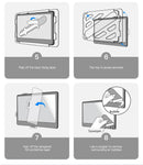 Protector de pantalla de vidrio templado YZ para consola central Tesla Model 3 Y, película HD antirreflejo, accesorios de protección de pantalla