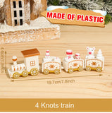 Christmas Train Decorations for Home, Merry Christmas Ornament, Noel Gifts, Happy New Year, 2025, 2024 