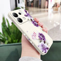 Beautiful Peony Phone Case For Xiaomi Redmi Note 14 13 12 12S 11 11S 10 10S 9 9S Pro Plus 4G 5G Liquid Silicone Cover