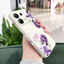 Beautiful Peony Phone Case For Xiaomi Redmi Note 14 13 12 12S 11 11S 10 10S 9 9S Pro Plus 4G 5G Liquid Silicone Cover