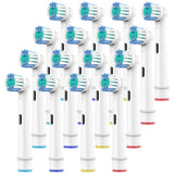 4/8/16pcs Replacement Brush Heads For Oral-B Electric Toothbrush Fit Advance Power/Pro Health/Triumph/3D Excel/Vitality