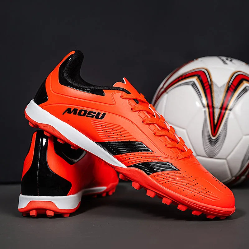Zapatillas de fútbol para hombre, para exteriores, TF/FG, unisex, para entrenamiento, partido, de alta calidad, ultraligeras, antideslizantes y ligeras.