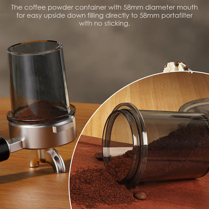 BioloMix Automatic Burr Mill Electric Coffee Grinder CG210 with 48 Grind Settings Adjustable for Espresso American Coffee
