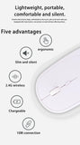 Xiaomi Wireless Mouse Bluetooth-compatible 2.4G Silent Mice Adjustable DPI Ergonomic Design USB Rechargeable Gaming Office Mouse