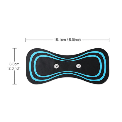 Mini Portable EMS Neck Massager Electric Neck Stretcher For Cervical Muscle Pain Relief And Shoulder Relaxation Massage Patch