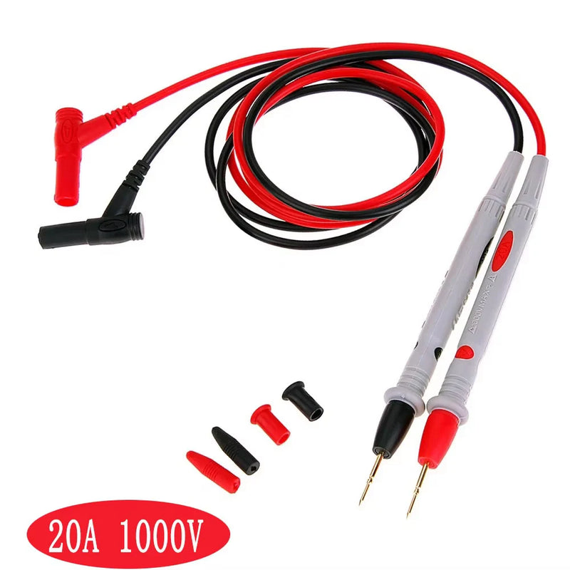 1000V 20A 10A Universal Digital Multimeter Probe Test Leads For Multimeter Feelers Multimeter Wire Cable Pen Tip
