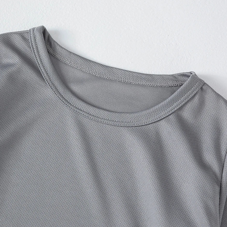 Children's quick-drying sports long sleeve T-shirt comfortable and fashionable sports running basketball football cycling T-shir
