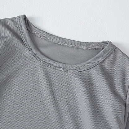 Children's quick-drying sports long sleeve T-shirt comfortable and fashionable sports running basketball football cycling T-shir