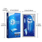 14pcs/box 9D Teeth Whitening Strips Toothpaste Gel Oral Hygiene Care Double Elastic Teeth Bleaching Strips False Teeth Veneers