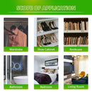 Absorvente de umidade Pendurado Bag, Armário Moldproof, Antiumidade Sacos Secos, Desumidificação para Armário, Dessecante Interior, 10Pcs