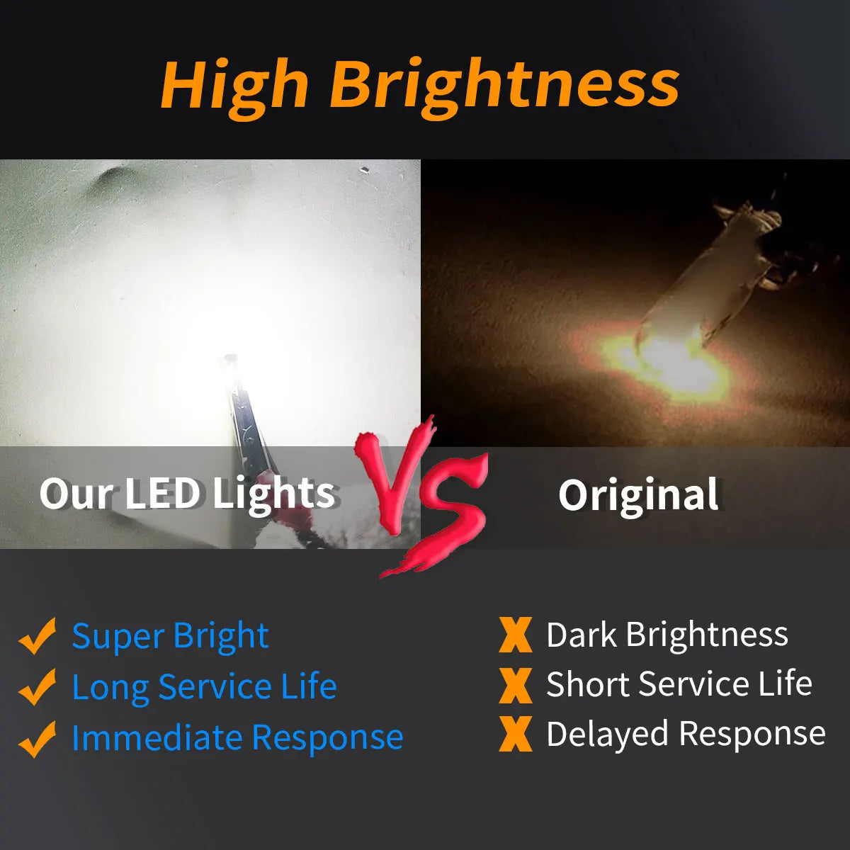 High Brightness 3030 Chips 10Pcs of T5 Led Bulb W3W W1.2W Play and Plug Car Interior Lights Auto Instrument Lamp 12V/24V