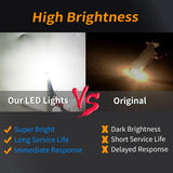 High Brightness 3030 Chips 10Pcs of T5 Led Bulb W3W W1.2W Play and Plug Car Interior Lights Auto Instrument Lamp 12V/24V