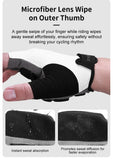 INBIKE - Guantes de ciclismo con almohadilla de gel a prueba de golpes, de medio dedo, deportivos, para hombre y mujer, de verano, para ciclismo, gimnasio, fitness, MTB, IF239