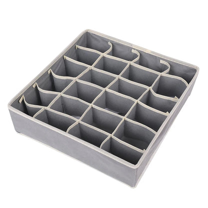 Organizador para ropa interior, calcetines, sujetadores, pantalones, bufandas, corbatas, caja de almacenamiento, organizador de cajones para armario, estuche plegable para organizador de ropa interior.