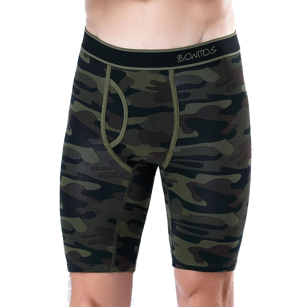 2024 New Style Cotton Fly Boxer Long Leg Underwear For Men Shorts Big Size And Panties Homme Luxury Brand Boxerhomme Underpants