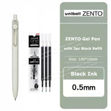 uniball ZENTO Standard 0.38/0.5mm Gel Pens,Water-Based Smooth Writing Roller Ball Pens Fit for a variety of occasions Stationery