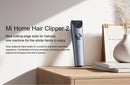 MIJIA Hair Clipper 2 Hair Trimmer Professional Beard Cut Machine IPX7 Waterproof Wireless Haircut Machine Mijia Clipper 2