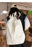Large Capacity Schoolbag for Boys and Girls, High School and College Students, Simple Casual Sports Backpack, Fashion Travel Backpack