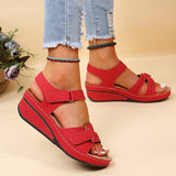 Summer Women Sandals Vintage Roman Sandals Female Fashion Non-Slip Beach Shoes Open Toe Walking Women Shoes