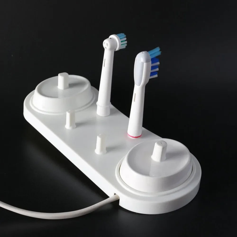 1Pc Oral B Electric Toothbrush Holder Bracket Bathroom Stand Base Support with Charger Hole for Tooth Brush Heads