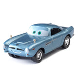 Disney Pixar Cars Toys Racing Lightning McQueen Jackson Storm Mater Sheriff 1:55 Diecast Model Car Toy Children Birthday Gift