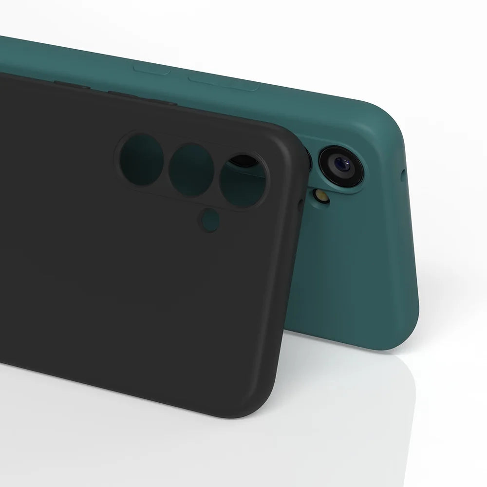 Funda de silicona líquida para Samsung Galaxy A55, A35, A25, A15, A05S, A04S, A54, A34, A24, A14, A23, carcasa protectora