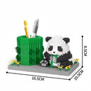 KNEW BUILT DIY Capybara Pen Holder Micro Mini Building Block Toy-Perfect for Students,Easy Assemble,Ideal Holiday Gift for Kids