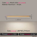 Modern Long Strip Ceiling Light Surface Mounted Minimalist Aisle Lamp Living Room Bedroom Kitchen Home Office LED Lighting