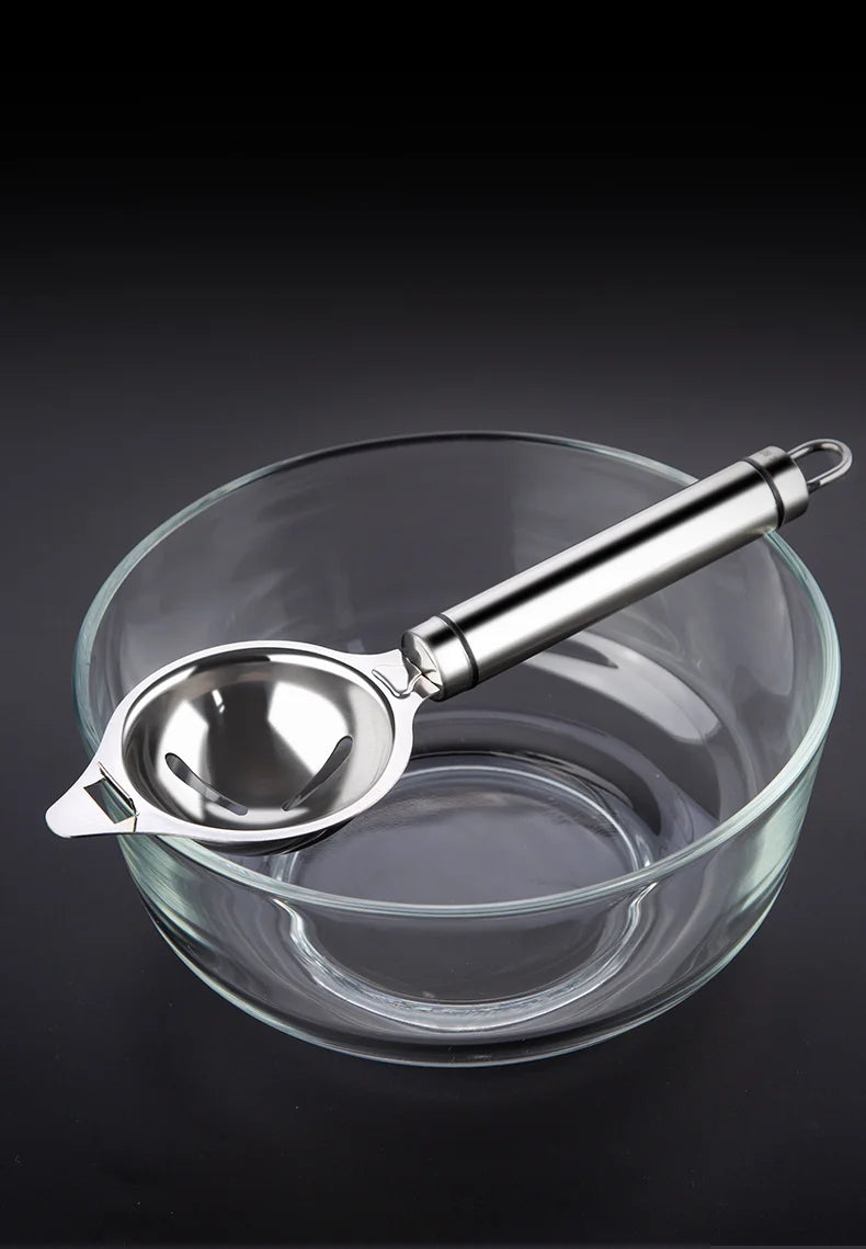 Egg White Separator Stainless Steel Tools Eggs Yolk Filter Gadgets Kitchen Accessories Separating Funnel Spoon Divider Utensils