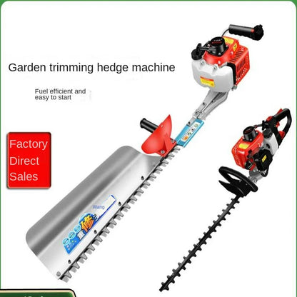 Gasoline Hedge Trimmer Tea Tree Landscaping Pruning Thick Branches And Then Trimming Hedge Shears Кусторез Аккумуляторный Garden